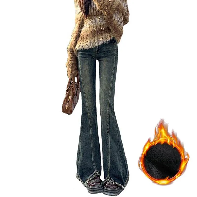 FAIRWHALE Jeans Women's Vintage Blue-11