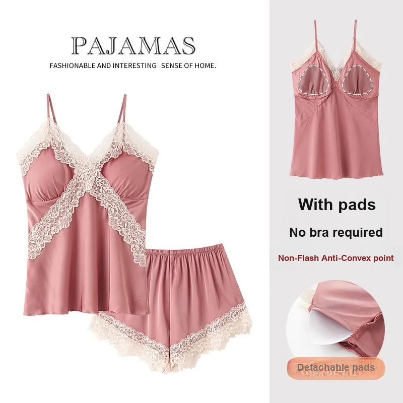 Top Melon Pajama Set Women's Image Color-1