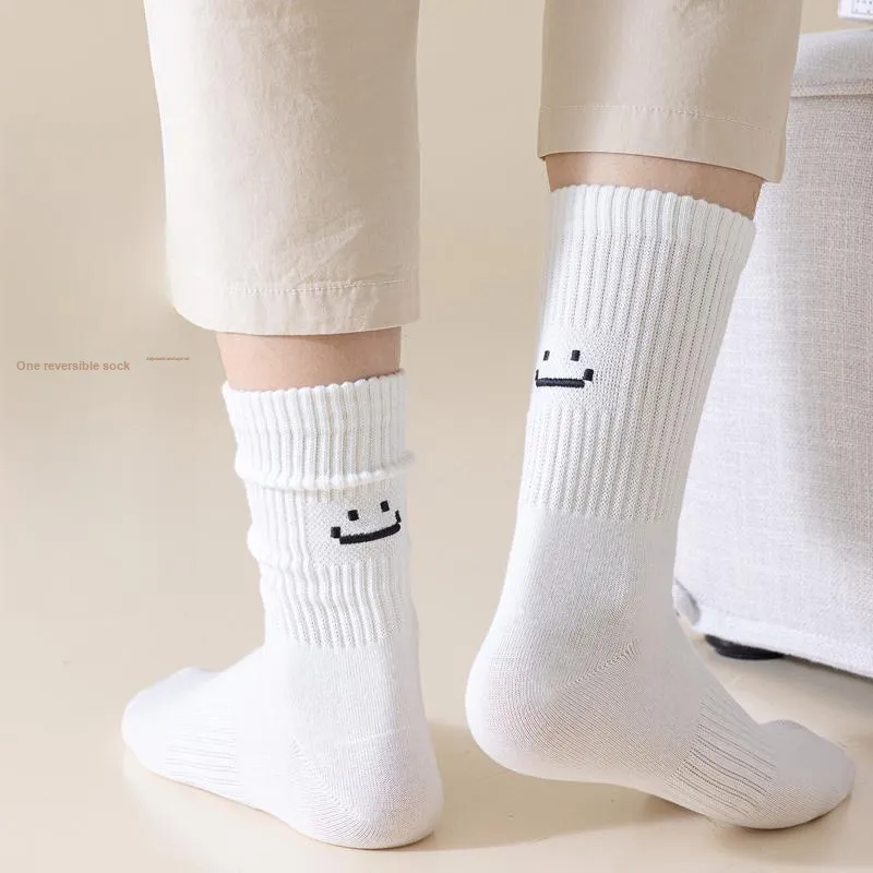 JIAZINI Mid Calf Socks Men's 5 Pack-8