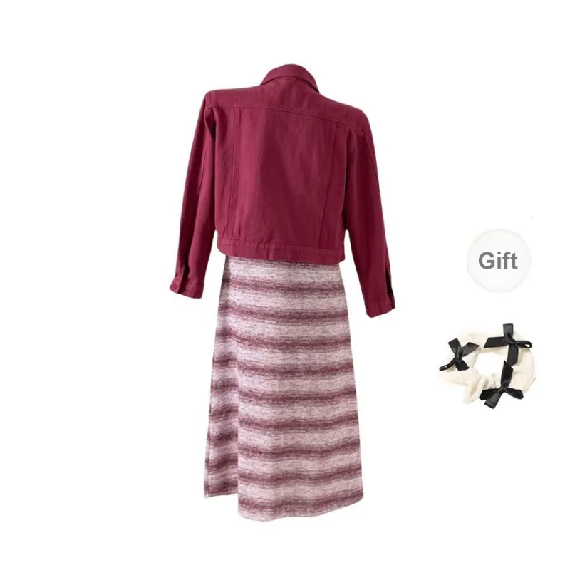 TURN UP Two Piece Skirt Sets Women's-1
