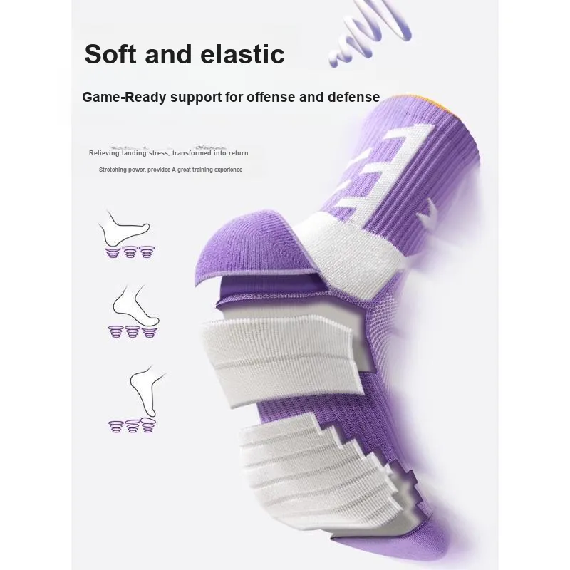 LUOLIAN Basketball Socks Unisex-2