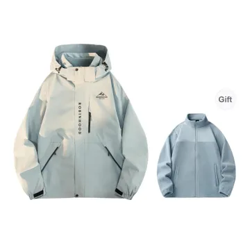 ROBINHOOD Water Resistant Windproof Breathable Wear Resistant Warm Windbreaker Jacket Unisex