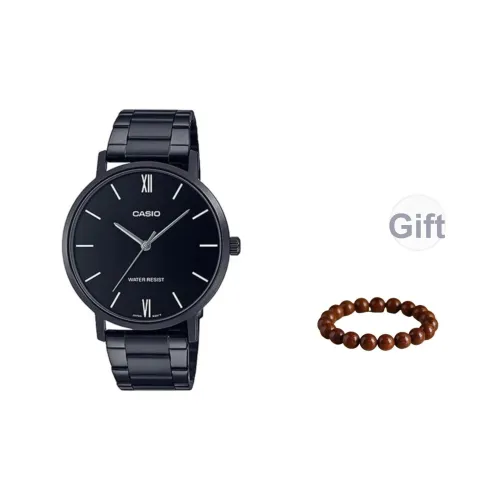 CASIO Кварцевый механизм Часы Мужские Черный циферблат