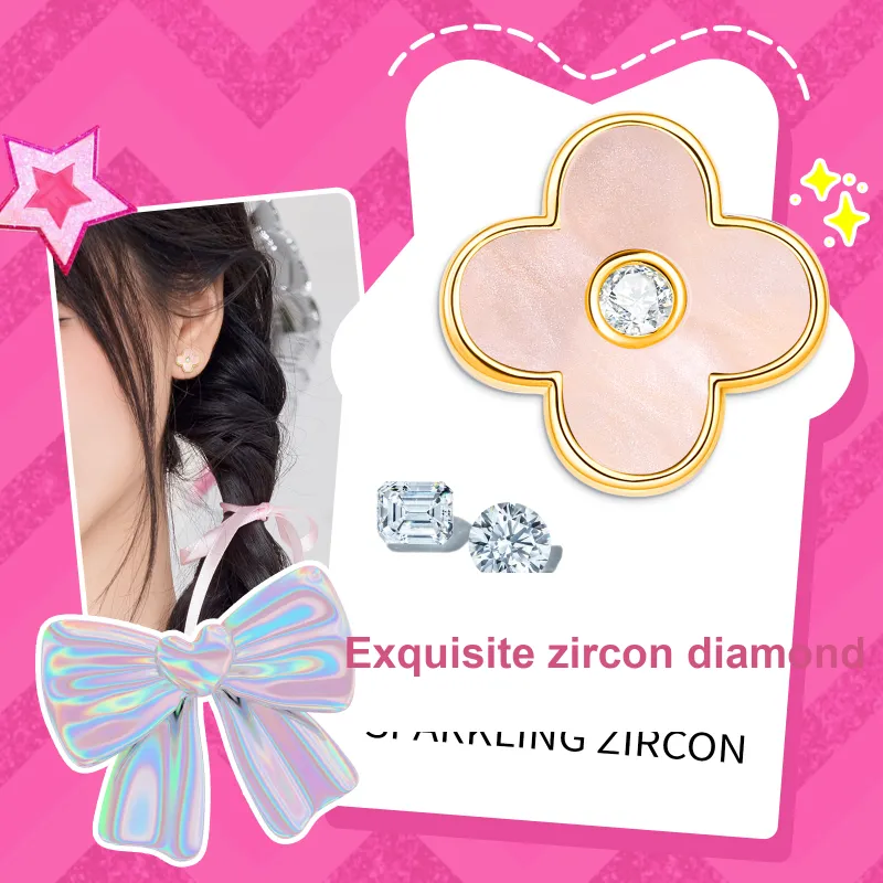 Barbie Copper Alloy Stud Earrings Women's-1