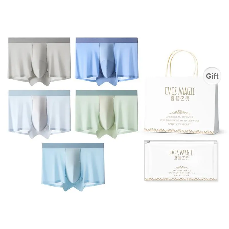 XIA.WA.ZHI.XIU Underpants Men's 5 Shopping Bags-10