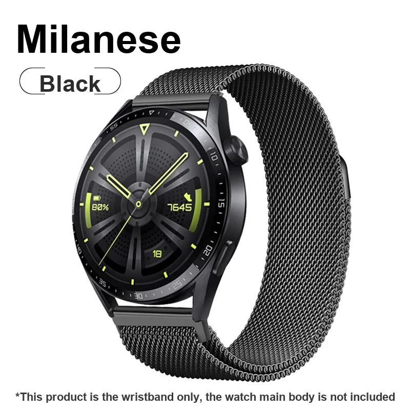 CHRROTA Watch Band Huawei Compatibility Metal-1