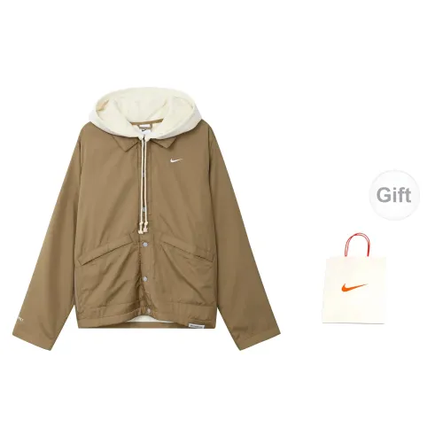 Nike Therma-FIT Jackets Men Wooden Brown+Gift Bag