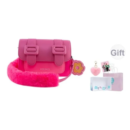 MERIMIES ПУ (полиуретан) Сумка через плечо Маленькая Женская Розовая