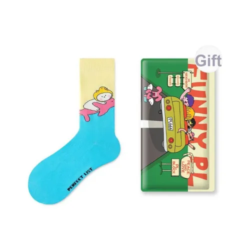 PL Носки Crew Унисекс 1 Пачка Сумка для покупок Синяя