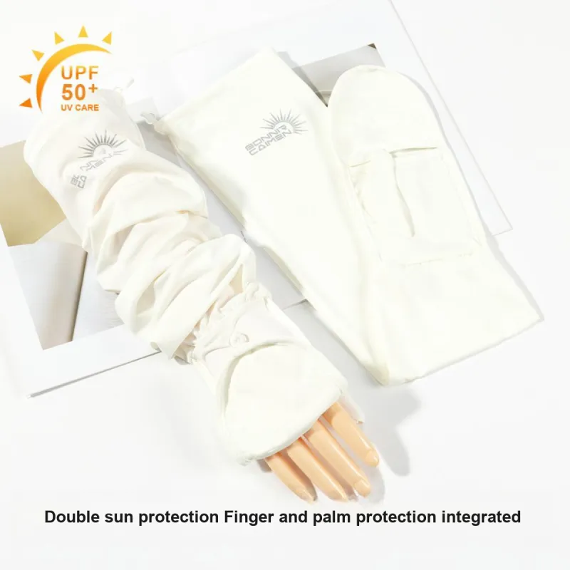 Shanghai Story Polyester, Elastane Sun Protection Sleeves Women's-7