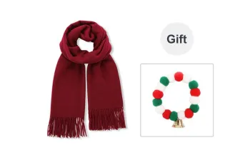 VIVIWELL Knit Scarf With Pet Bell Unisex