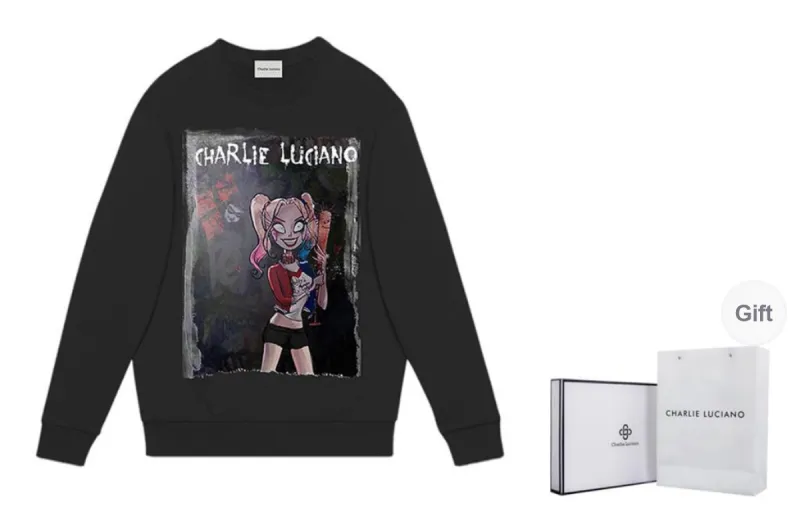 Charlie Luciano Sweatshirt Unisex Black-0