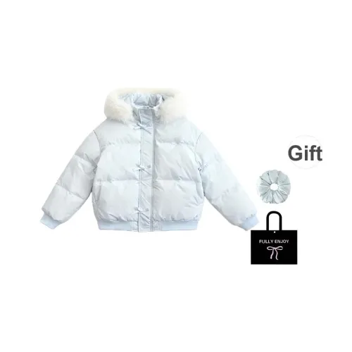 M MAICCO Синий В комплекте с резинкой для волос + эксклюзивной коробкой Женские пуховики