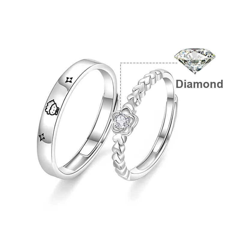 RINGLOVE S925 Silver Rings Unisex-1