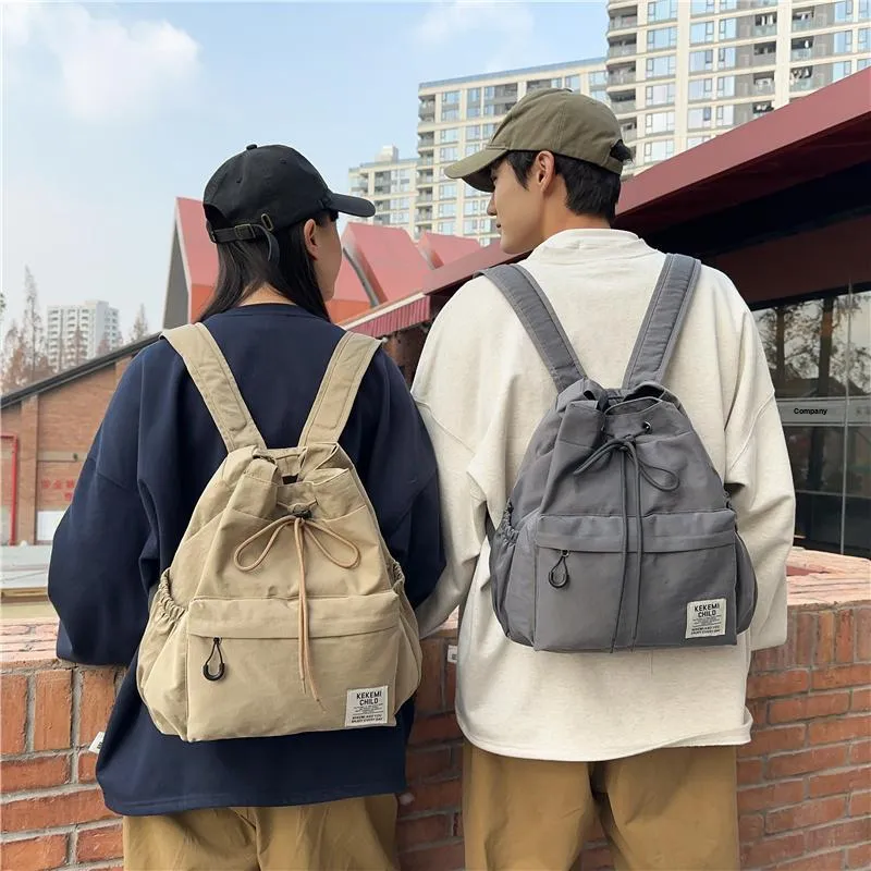 Wolfhorse Nylon Backpack Unisex Multicolor-15