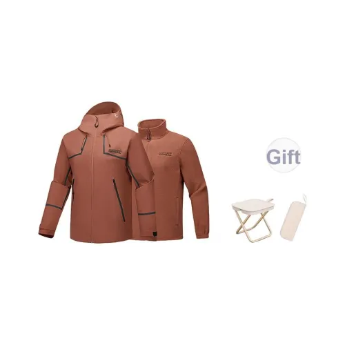 Skechers Термический Ветрозащитный и Водонепроницаемый Дышащий Антистатический Ветровка Мужской