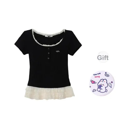 EVPGB Черные Женские Футболки