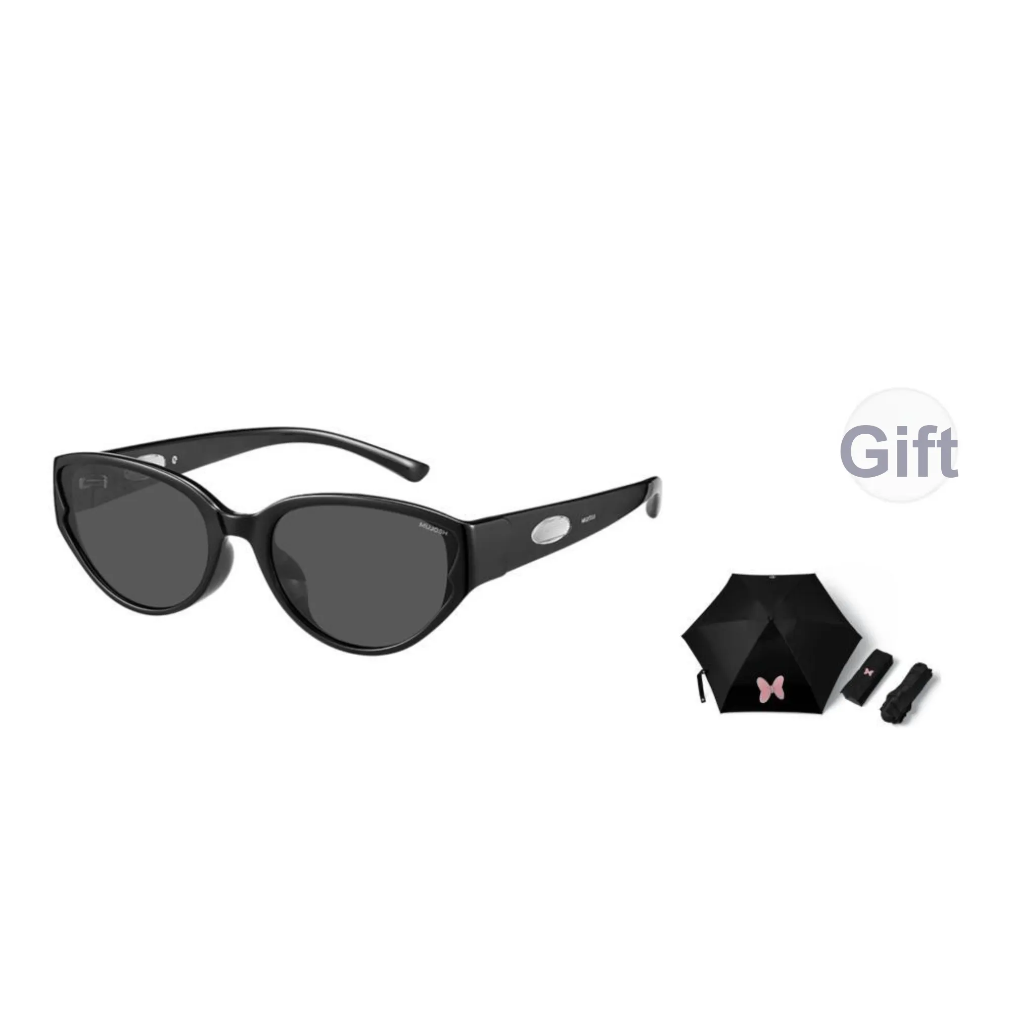 MUJOSH TR90 Cat Eye Trendy No Makeup Wearable Sun Protection UV Protection Sunglasses Unisex Multiple Colors