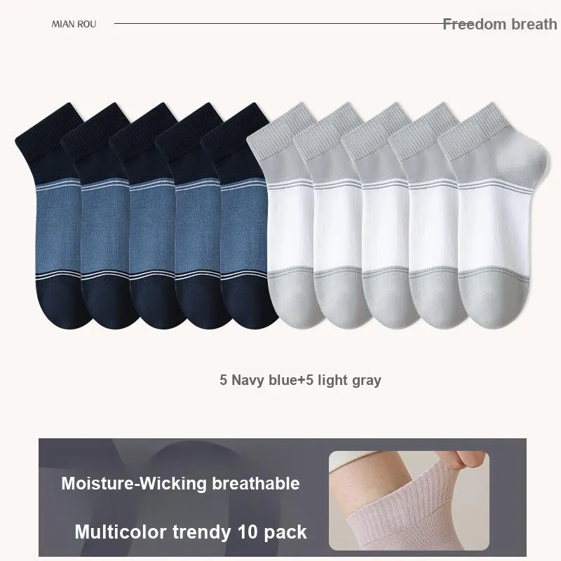 7 SEVFUN Ankle Socks Men's 5 Pack-17