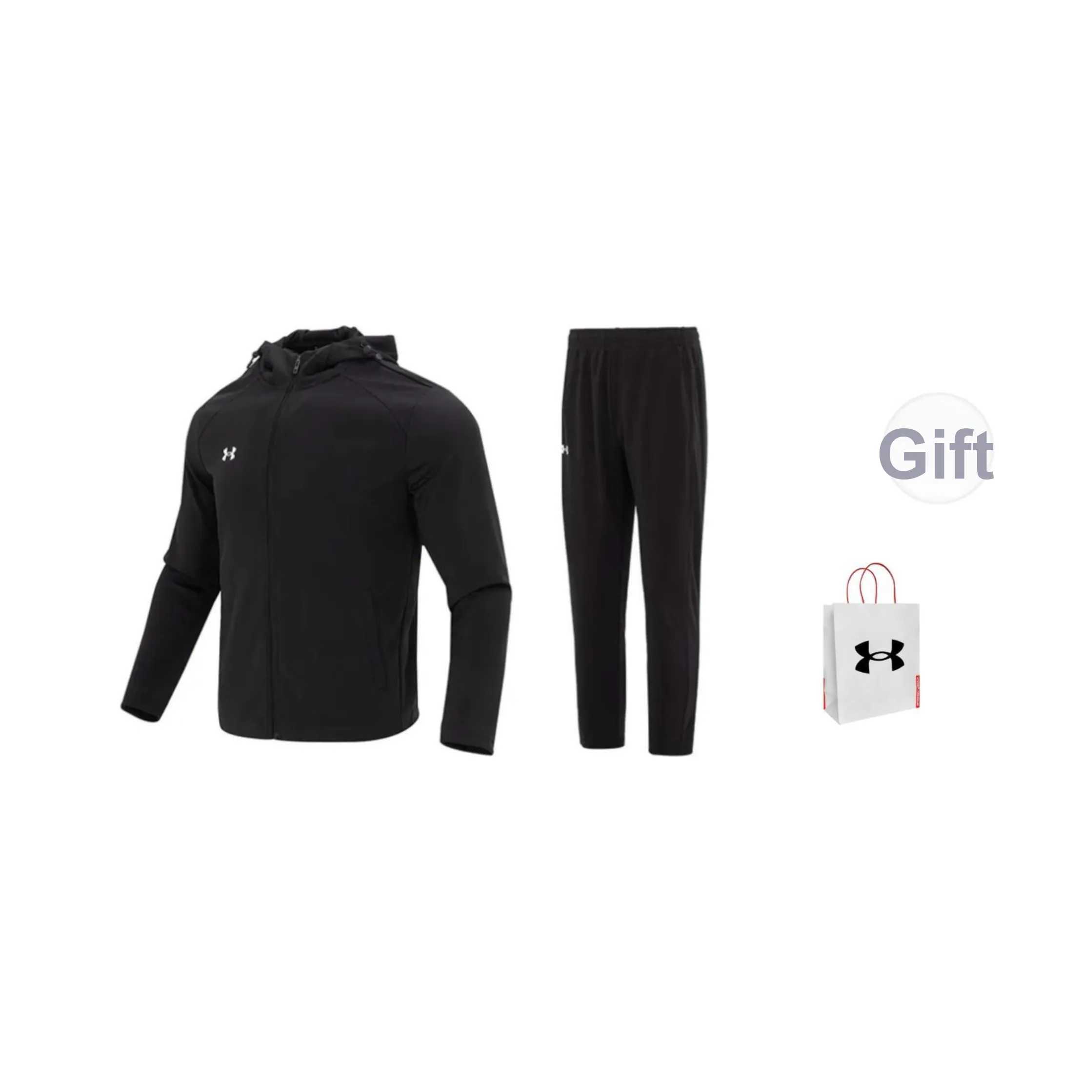 Under Armour Повседневная Спортивная Одежда Мужская Черная