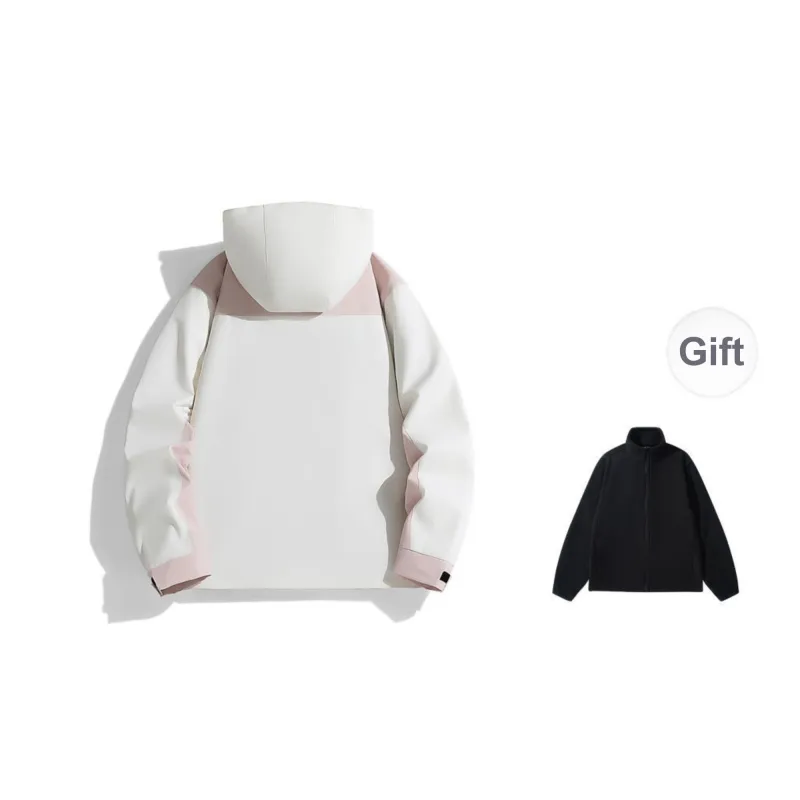 Yiwen Water Resistant Windproof Breathable Warm Windbreaker Jacket Unisex-31