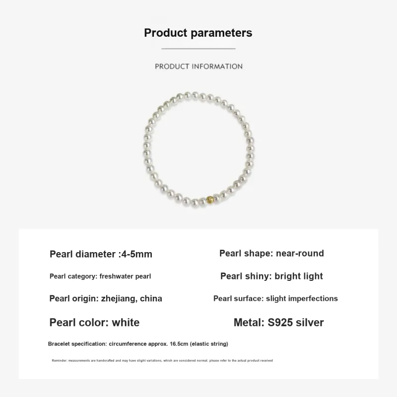 SANDYRILLA Pearl Bracelets Women's-1