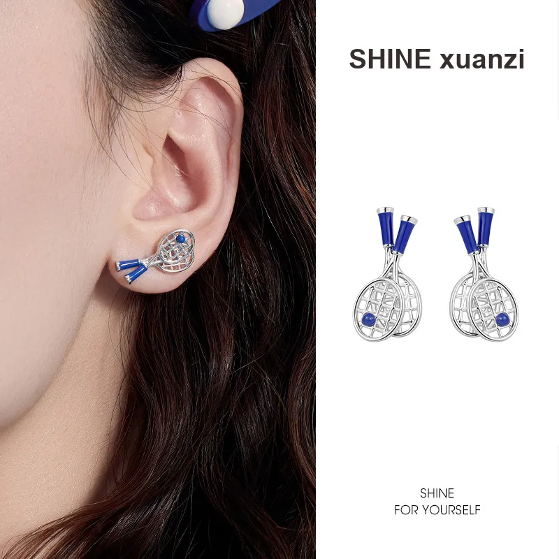 SHINE S925 Silver, Copper Stud Earrings Women's-1