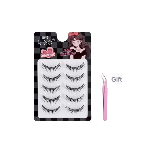 ZHENZHENSHINAIER Клей Бесплатно One Piece Женские Группа Мокрый Естественный Увеличение Длина Позиционирование Стиль Увеличение