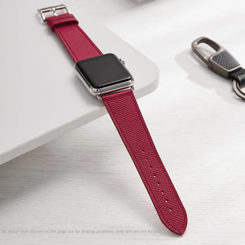 IStrap Apple Compatibility Watch Band Genuine Leather Material-7
