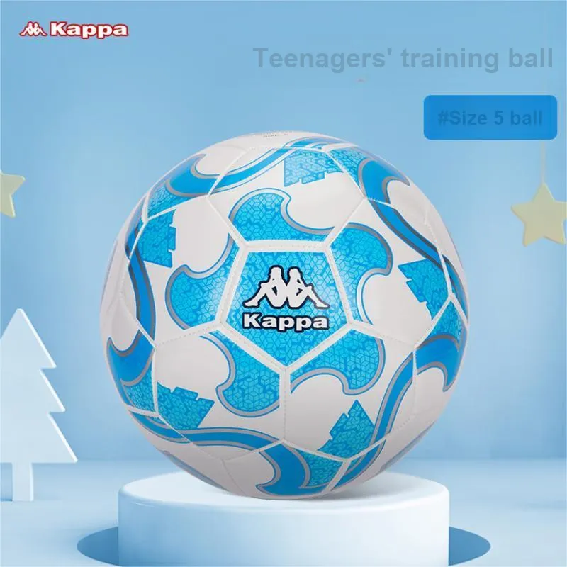 Kappa Size 5 Ball Soccer TPU Machine Stitched Soccer Ball Unisex Blue White-2