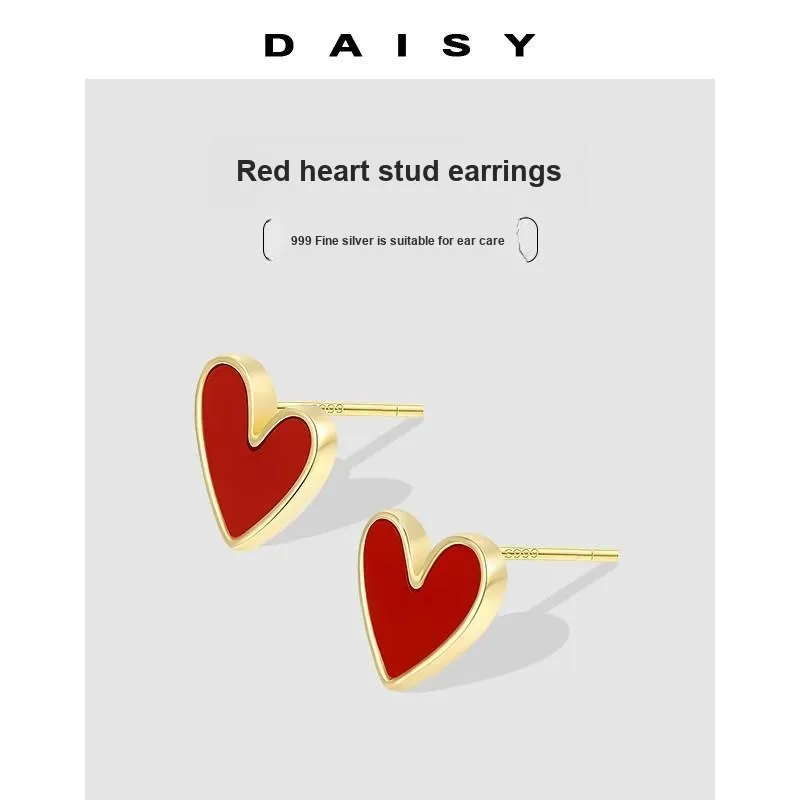 Daisy Dream Full Sterling Silver Stud Earrings Women's-4