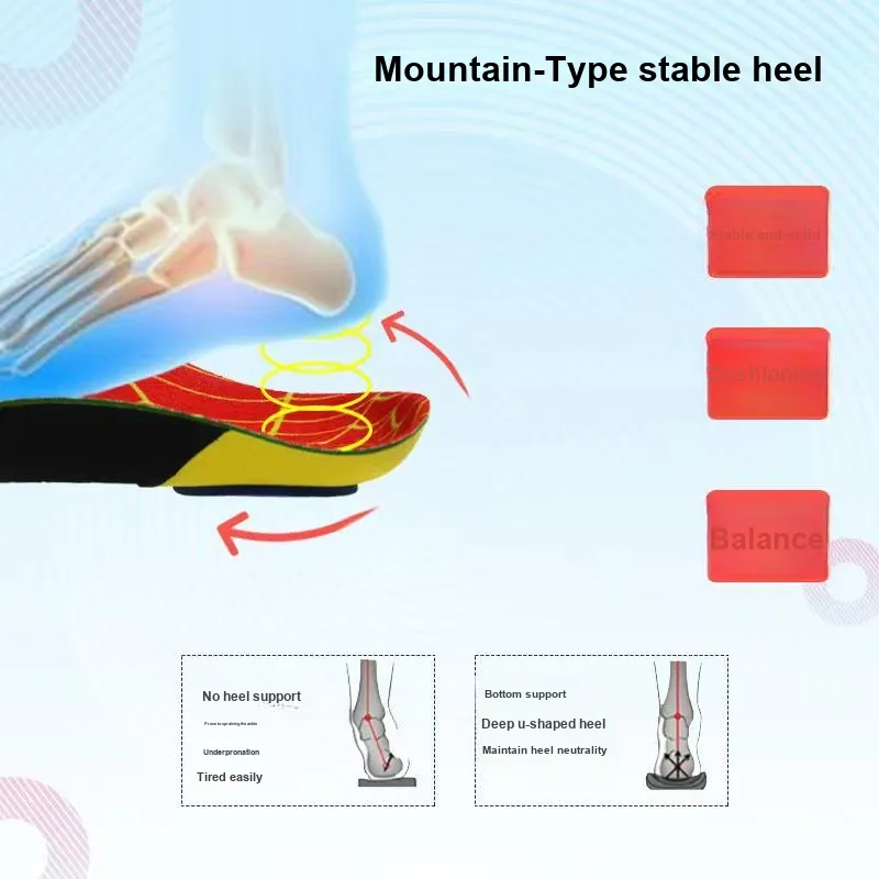HAPENSS United States Poron Shock Absorbing Mat Insoles Kids'-2