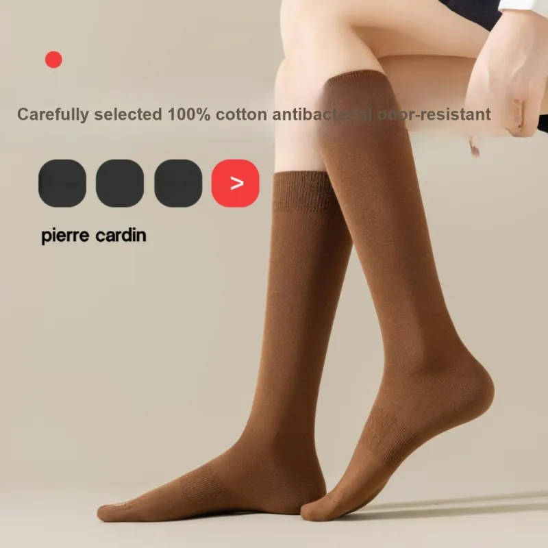 PIERRE CARDIN Knee High Socks Women's 3 Pack-5