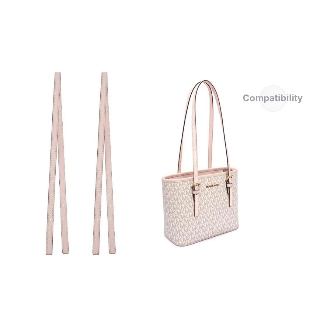 Lan Bao Fan Artificial Leather Shoulder Strap Accessories Single Purchase With Bag Women's Pink/Brown/Black