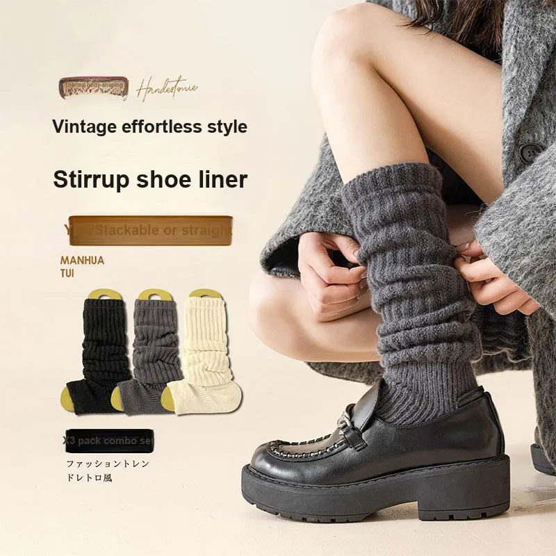 AUGUST Knee High Socks Women's 3 Pack-1