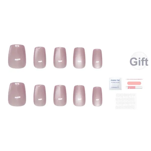 SEVERLAND False Nail Короткий Мягкий Фиолетовый Jelly Виноград Стекло Bead Однотонный