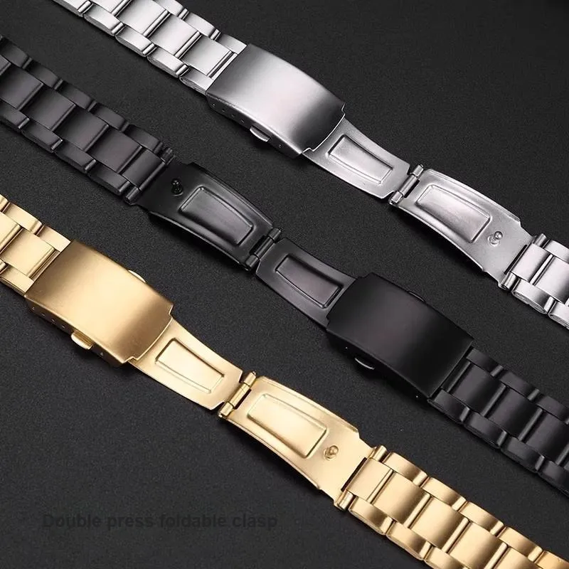 Craftsman Casio Compatibility Watch Band Stainless Steel Material-2