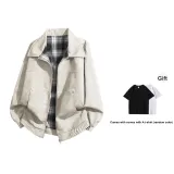 Ecru[Comes with Short-Sleeved T-Shirt]