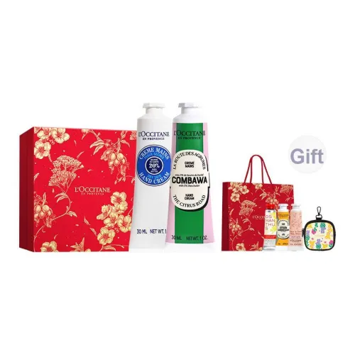 L'OCCITANE [Winter Day Limited] Аромат с цитрусовым запахом Крем для рук с алоэ вера масло ши увлажняющий восстанавливающий 30 мл*2