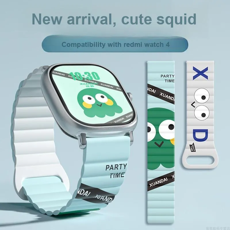 CHUANGYIDA Xiaomi Compatibility Watch Band 145~210mm Silicone Material-3