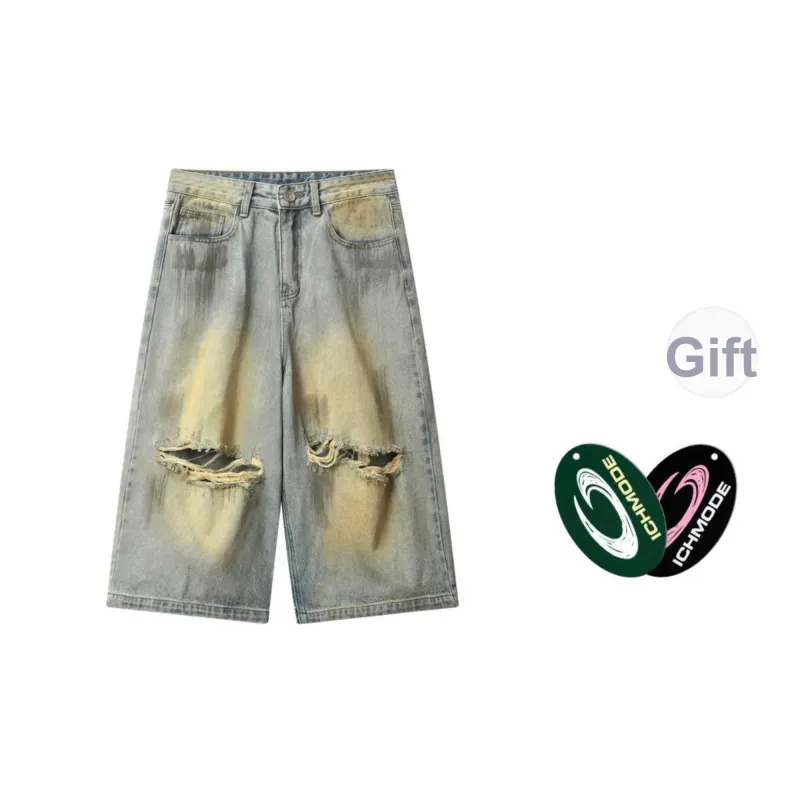 ICH MODE Denim Shorts Unisex Nostalgic Blue-0