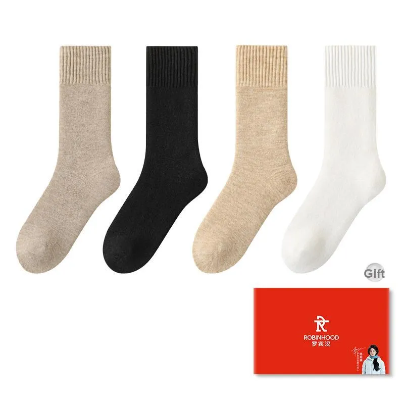 ROBINHOOD Mid Calf Socks Men's Box 4 Pack-0