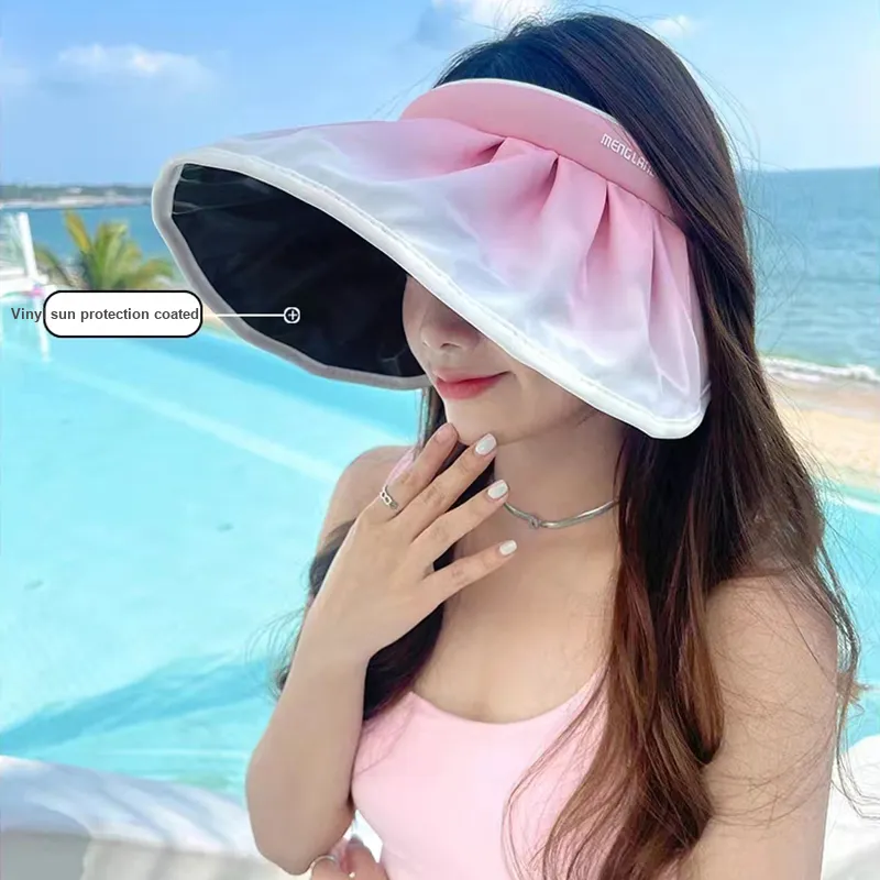 DAISY BEAUTY Polyester Sun Protection Hats Women's-3