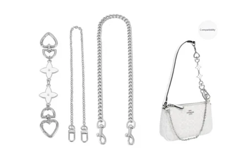 Lan Bao Fan Alloy Bag Accessories Women's Silver