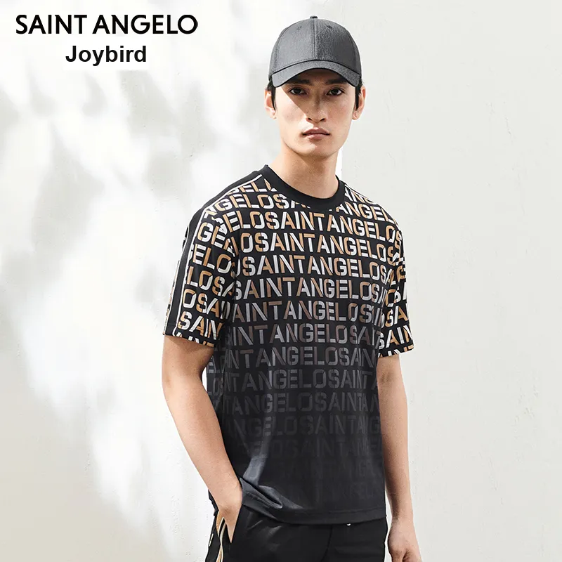 SAINT ANGELO T Shirts Unisex Obsidian Black-1