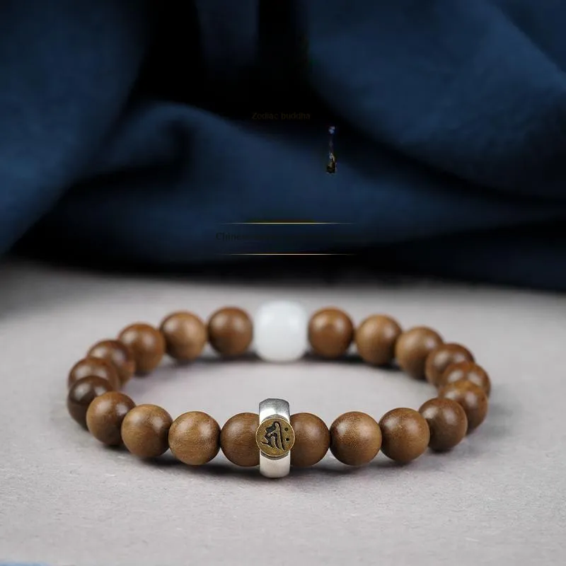 FANGYUANXIAOFU Laoshan Sandalwood Bracelets Unisex-1