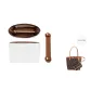 [Two-Piece Set]Tote Mini DuPont Paper Liner+Brown Exclusive Shoulder Pads