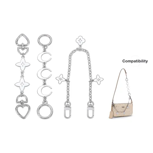 Lan Bao Fan Металлический Сплав Сумка Аксессуар Ремешок Унисекс Серебряный