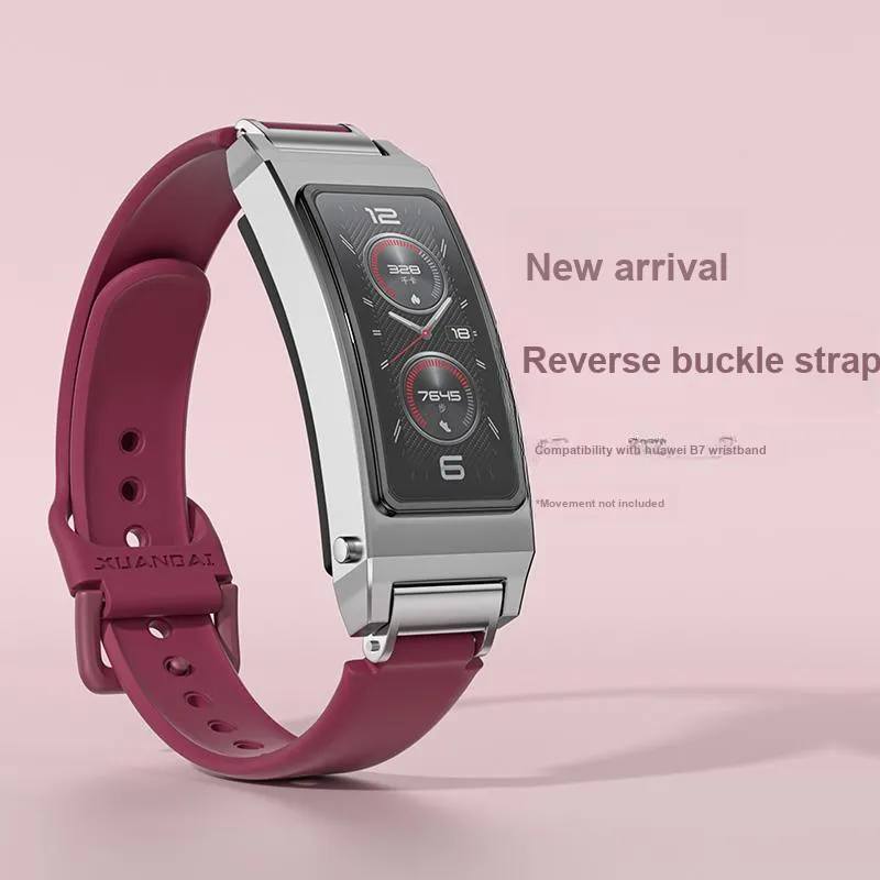 CHUANGYIDA Huawei Compatibility Watch Band 135~190mm Silicone Material-23