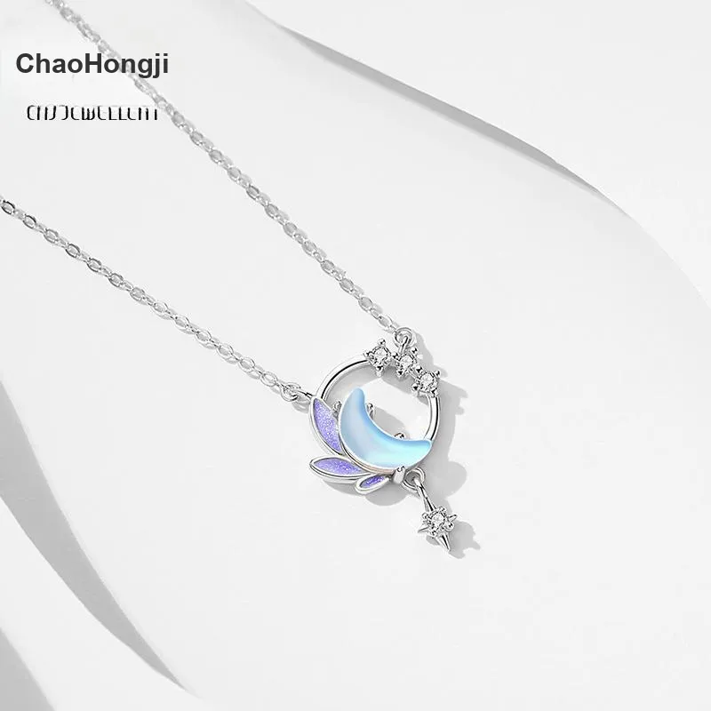 CHAOHONGJI S925 Silver Necklaces Women's-3